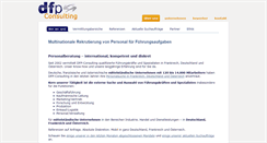 Desktop Screenshot of dfp-consulting.com